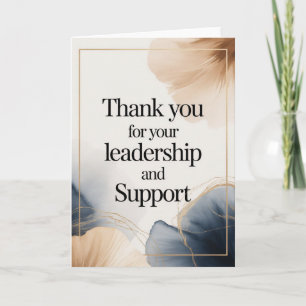 Elegant Thank You Card for Boss