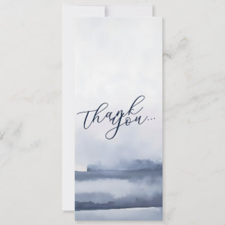 Elegant Thank You Card Watercolor Style