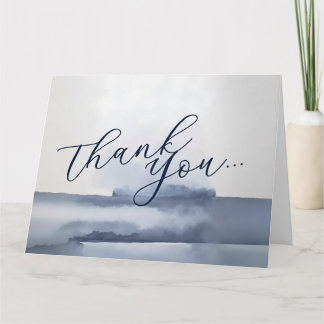 Elegant Thank You Card Watercolor Style