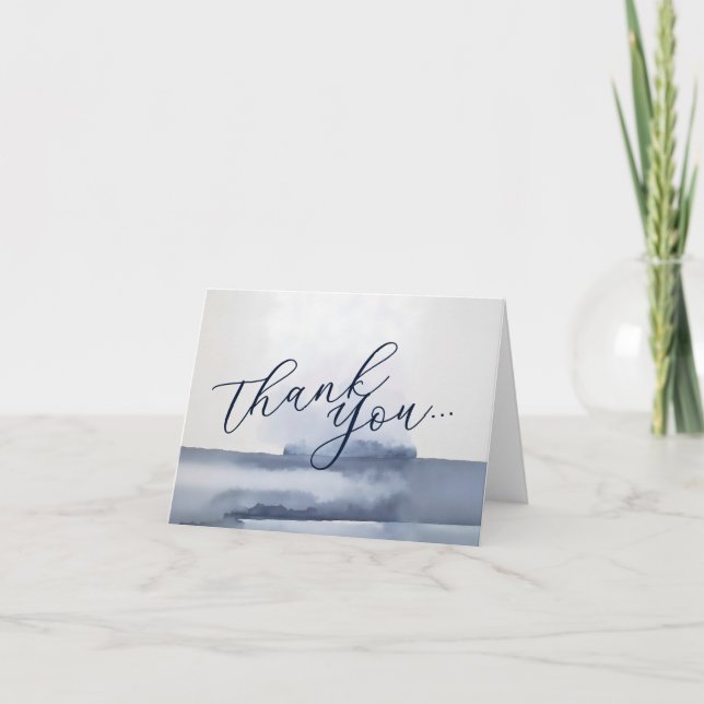 Elegant Thank You Card Watercolor Style (Front)