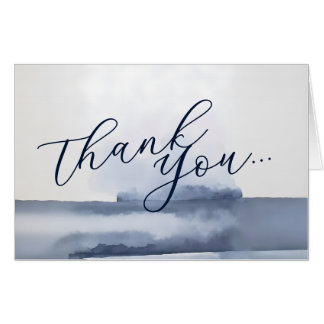 Elegant Thank You Card Watercolor Style