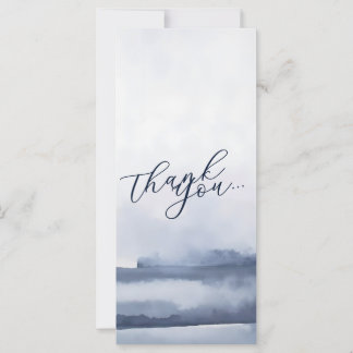 Elegant Thank You Card Watercolor Style