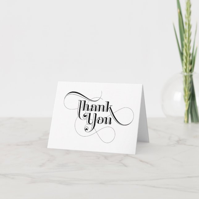 Elegant Thank You Cards (Front)