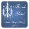 Elegant  Thank you Chandelier Blue