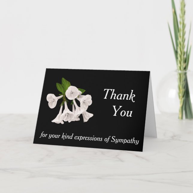 Elegant Thank You for Your Sympathy (Front)