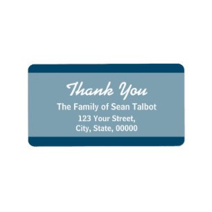 Elegant Thank You Label Choose your color 3