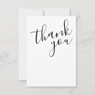 Elegant thank you note cards