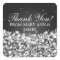 Elegant  Thank you Star Sparkle Black