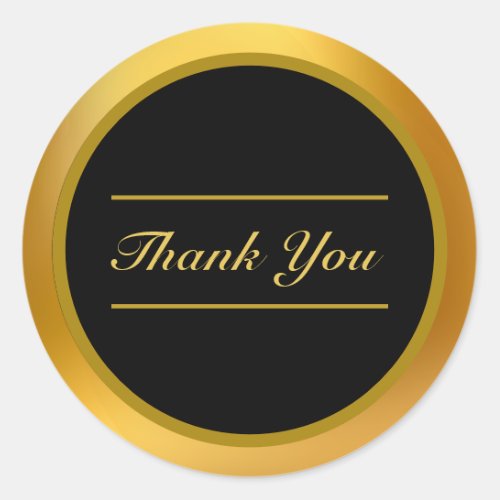 Elegant Thank You Sticker