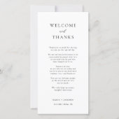 Elegant Thank You Welcome and Thanks Place Cards | Zazzle