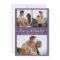 Elegant Thanks Script Mauve Photo Collage Wedding 