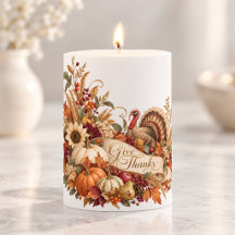 Elegant Thanksgiving Candle | Give Thanks