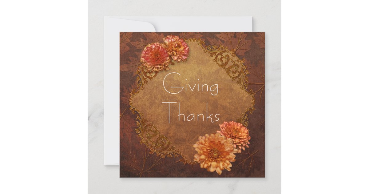 Elegant Thanksgiving Dinner Party Invitations | Zazzle