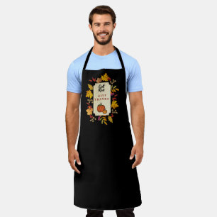 Elegant Thanksgiving with Pumpkin  Personalized Apron