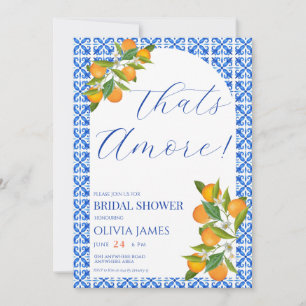 Elegant that’s amore bridal shower invitation