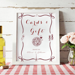 Elegant that’s amore engagement party Gift & cards Poster