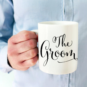 Elegant The Groom Calligraphy Wedding Coffee Mug