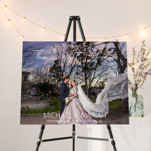 Elegant The Night Before Rehearsal Dinner Photo  Foam Board