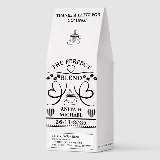 Elegant The Perfect Blend Espresso Initial  Roasted Coffee (Front)