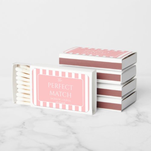 Elegant The Perfect Match Stripes Wedding Matches