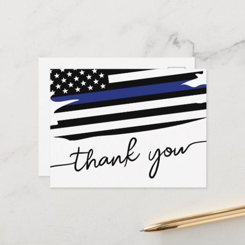 Elegant Thin Blue Line Flag Police Officer