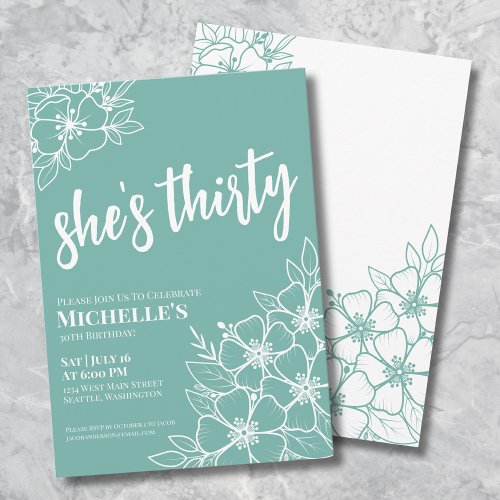 Elegant Thirty 30th Birthday Party