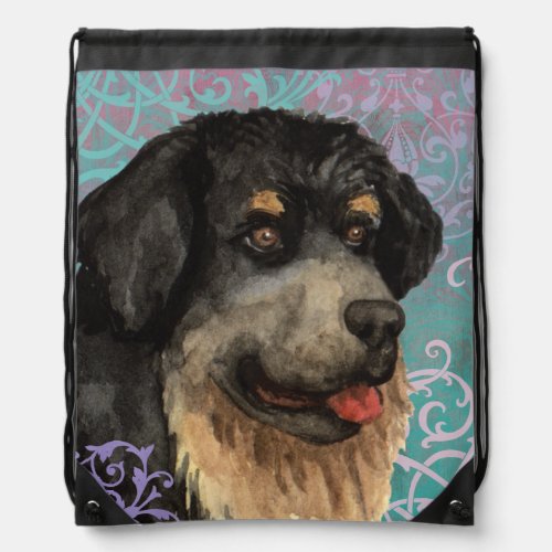 Elegant Tibetan Mastiff Drawstring Bag