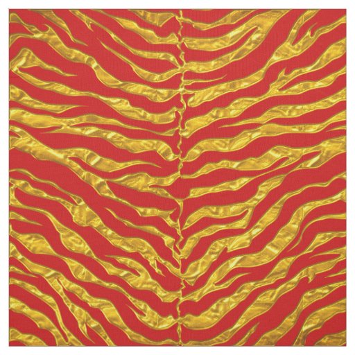 Elegant Tiger Print Fabric