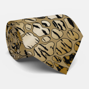 Elegant tiger tie