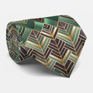 Elegant tiled Art Deco pattern  Neck Tie