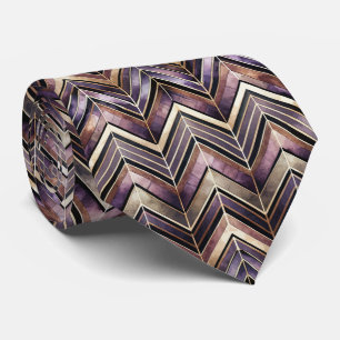 Elegant tiled Art Deco pattern Neck Tie