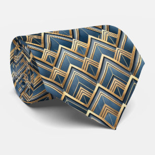 Elegant tiled Art Deco pattern Neck Tie