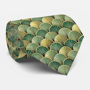 Elegant tiled Art Deco pattern Neck Tie