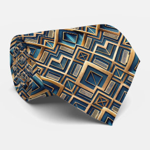 Elegant tiled Art Deco pattern Neck Tie