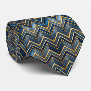 Elegant tiled Art Deco pattern Neck Tie