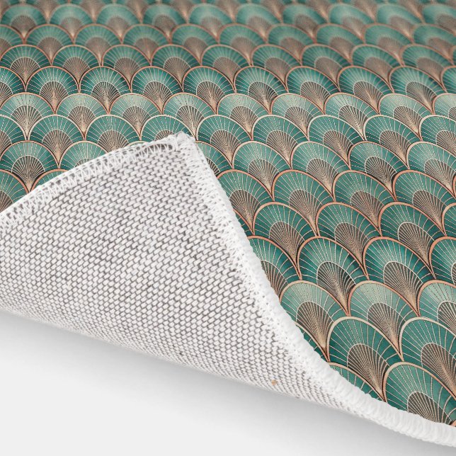 Elegant tiled Art Deco pattern  Rug (Indoor)