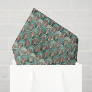 Elegant tiled Art Deco pattern  Tissue Paper
