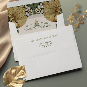 Elegant Timeless Pimpernel William Morris Envelope