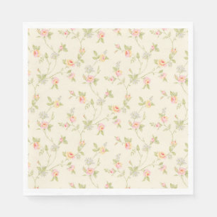 Elegant Tiny Roses Napkins