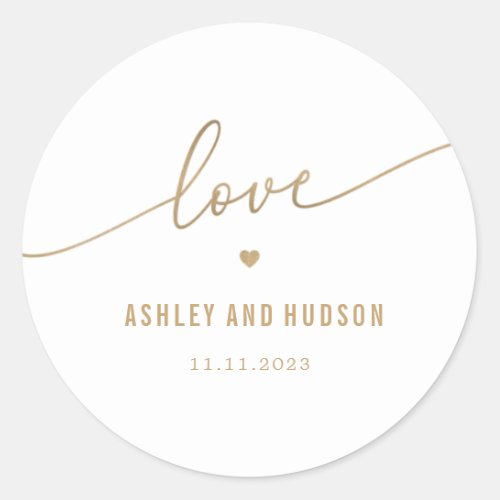 Elegant Touch EDITABLE COLOR Wedding Stickers