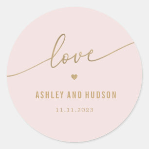 Elegant Touch EDITABLE COLOR Wedding Stickers