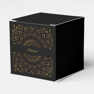Elegant Traditional Mandala for a Luxury Wedding T Favor Boxes