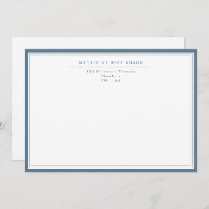 Elegant Traditional Triple Border Correspondence Note Card