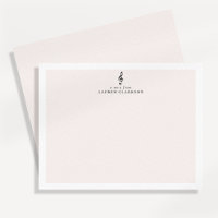Elegant Treble Clef Music Note Card