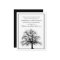Elegant Tree | Funeral Thank You