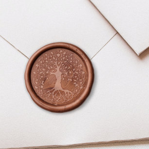Elegant Tree of Life, Spiritual Wax Seal Stamp