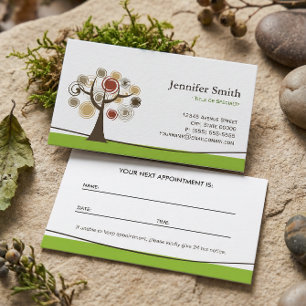 Elegant Tree of Life Symbol - Appointment Card