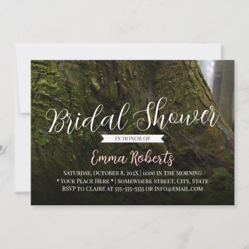 Elegant Tree Root Bridal Shower Invitations 5" X 7" Invitation Card
