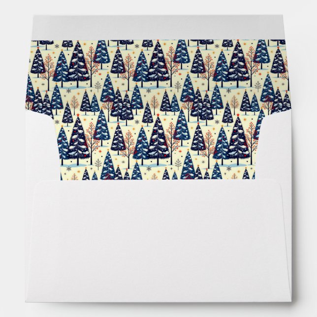 Elegant Trees Envelope (Back (Bottom))