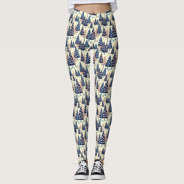Elegant Trees Leggings (Front)